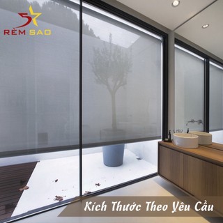 Rèm cuốn lưới 5 sao chống nắng 70%, rèm che nắng cho quán cafe, rèm cửa đẹp