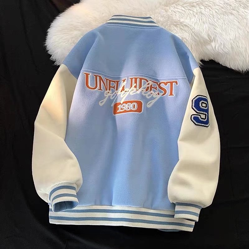 Áo Khoác Bóng Chày Phong Cách Âu Mỹ Thời Trang Cho Nam