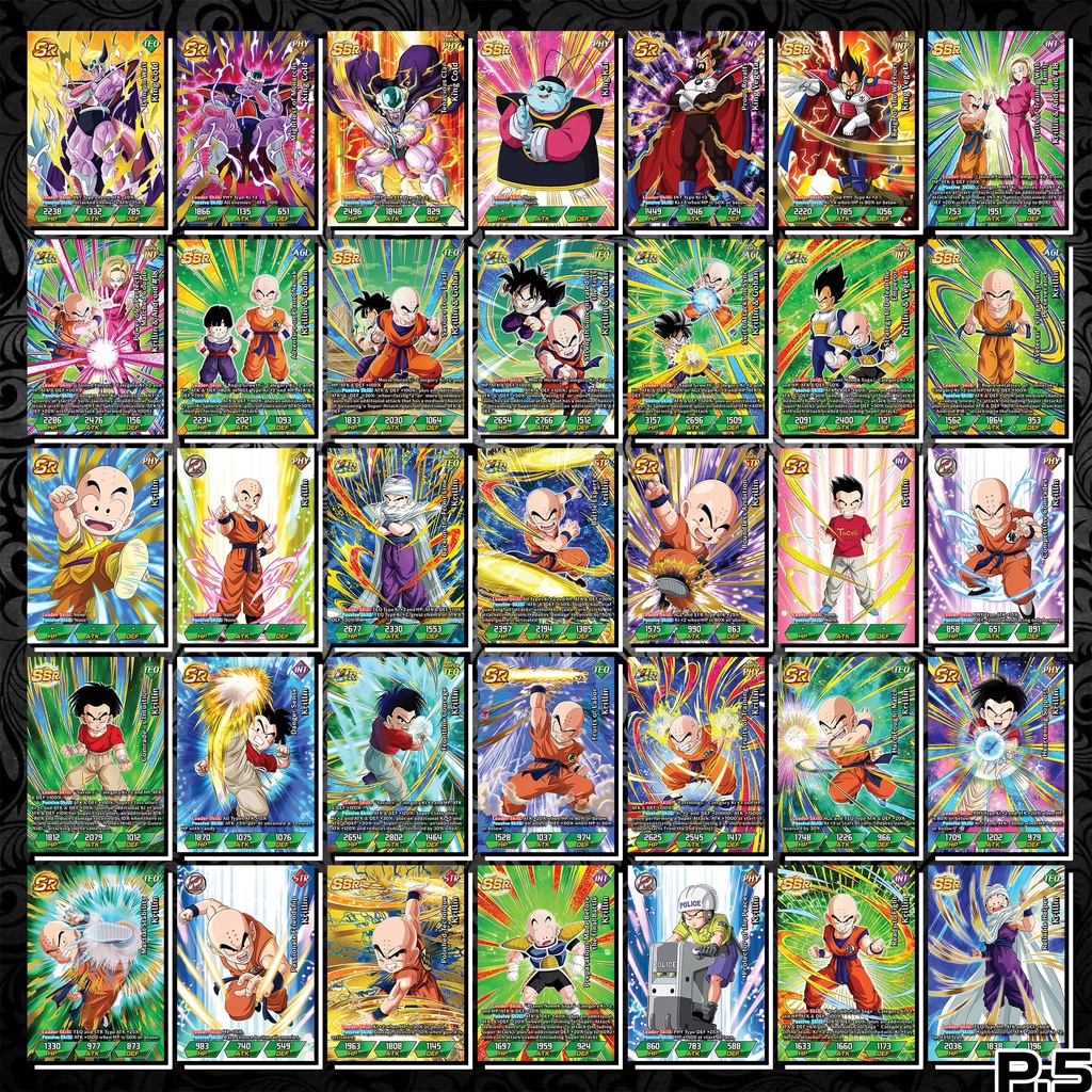 Thẻ Bài Dragon Ball Z Dokkan Battle - 7 Viên Ngọc Rồng - Phần 5 - Khổ 6.3 x 9 cm