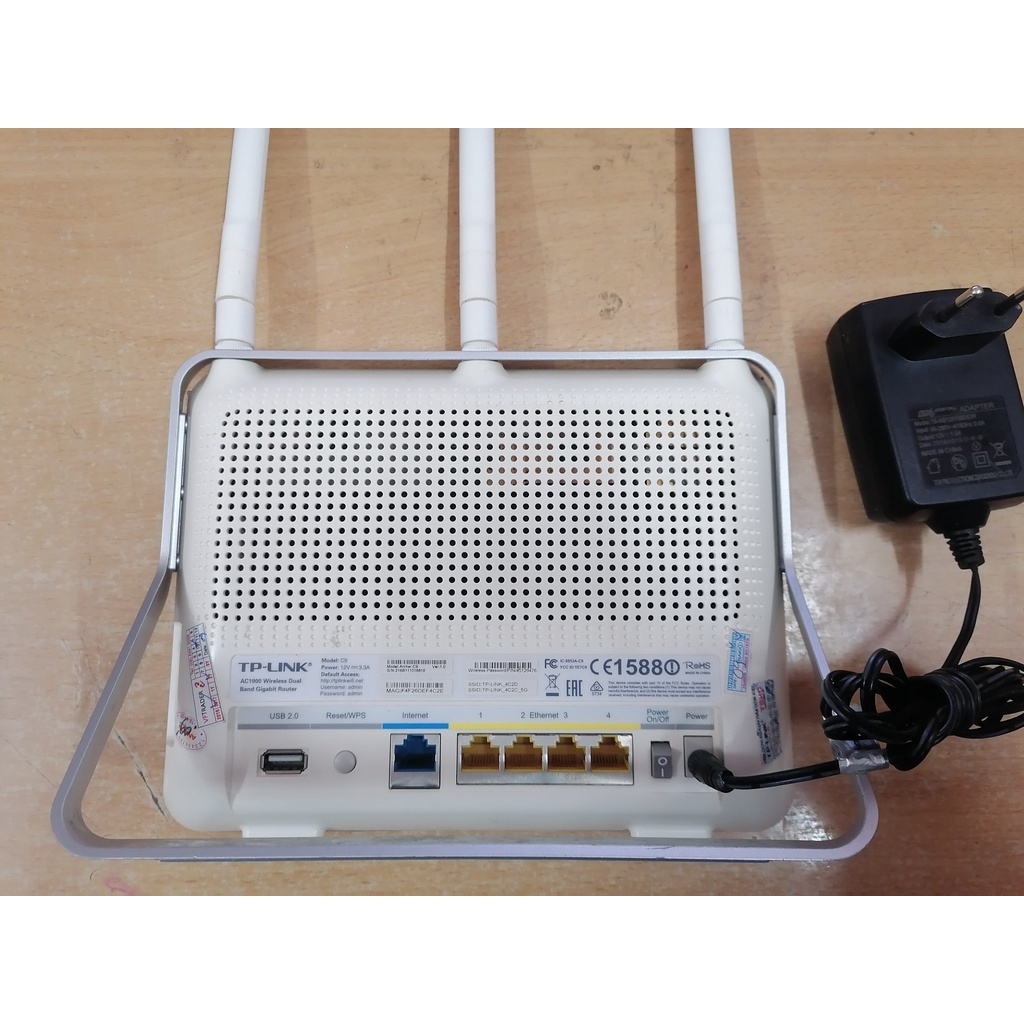 Bộ Phát Wifi TPLINK Acher C7 AC1750, C9 AC1900 Gigabit - Hàng Chính Hãng (Cũ).