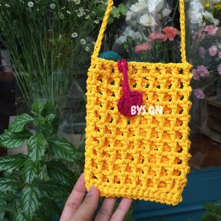 Túi đan len basic một màu dạng lưới siêu dễ phối đồ "Basic Bag"