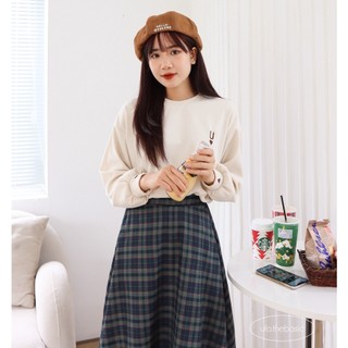 Áo len tăm cổ tròn basic thêu tim - Daily Pullover - by ufo.thebasic