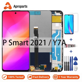 Màn hình lcd cho huawei p smart 2021 / y7a / honor 10x lite màn hình bộ số hóa cảm ứng ppa-lx1 lx2 dnn-lx9 ppa-lx3 thay thế