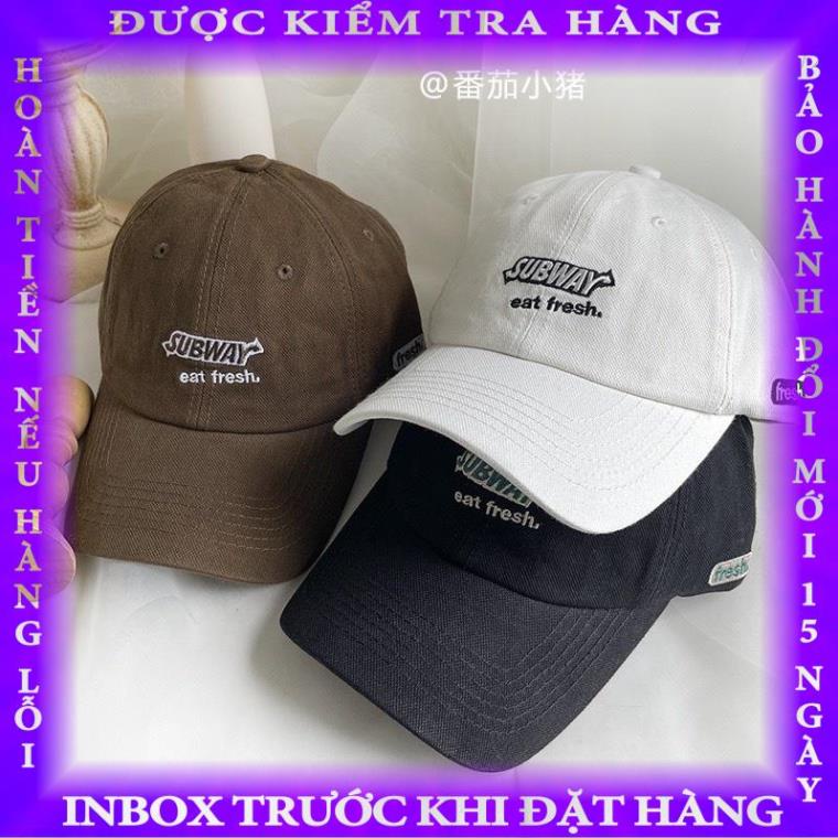 Mũ lưỡi trai nam nữ form mềm đa dạng họa tiết thêu chữ, Nón kết phong cách hàn quốc M08 tranthanh