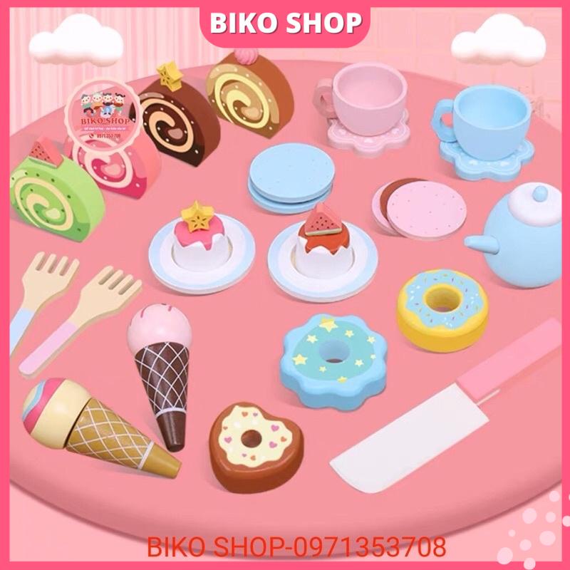 Tiệc bánh trà và bánh sinh nhật nam châm