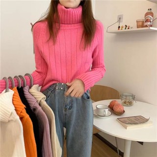 Áo sweater Cổ Lọ 7 Màu Thời Trang