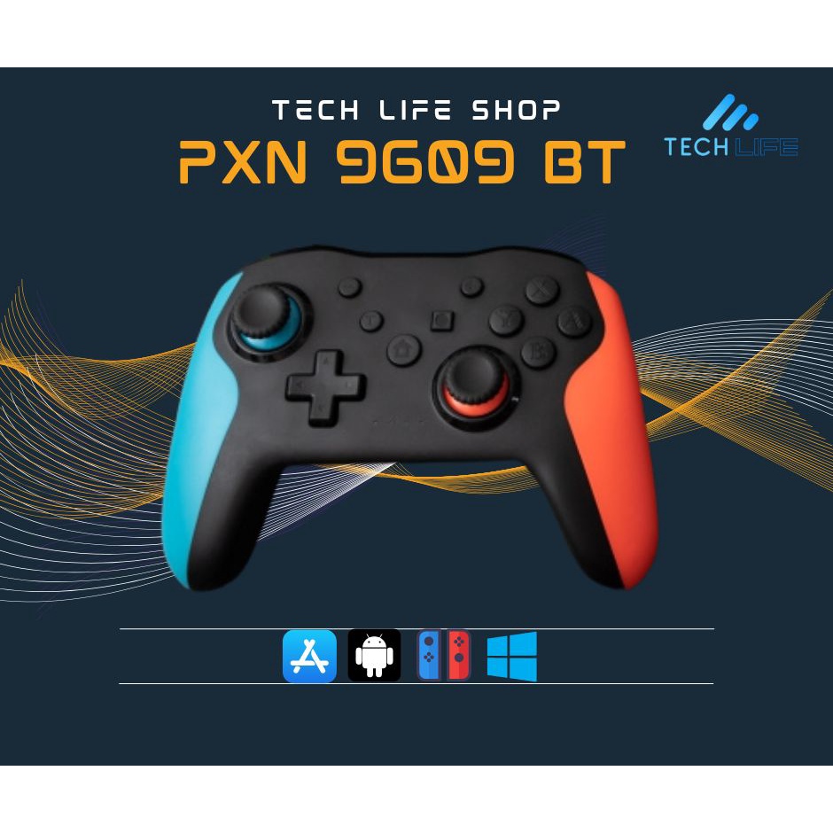 Tay Cầm Game Không Dây Giá Rẻ PXN 9609 Bluetooth iOS/Android/PC/Laptop/Switch/MacO/PS3 dành cho Genshin FO4 TTG