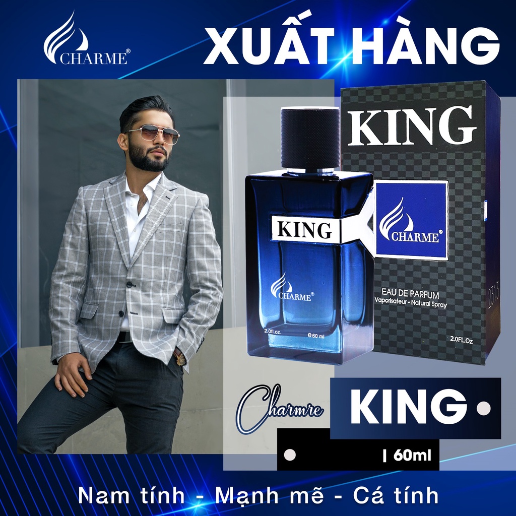 Nước hoa nam Charme King 60ml