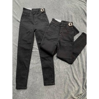 QUẦN JEANS ÔM ĐÁY CAO cạp 2 nút- ảnh thật shop chụp
