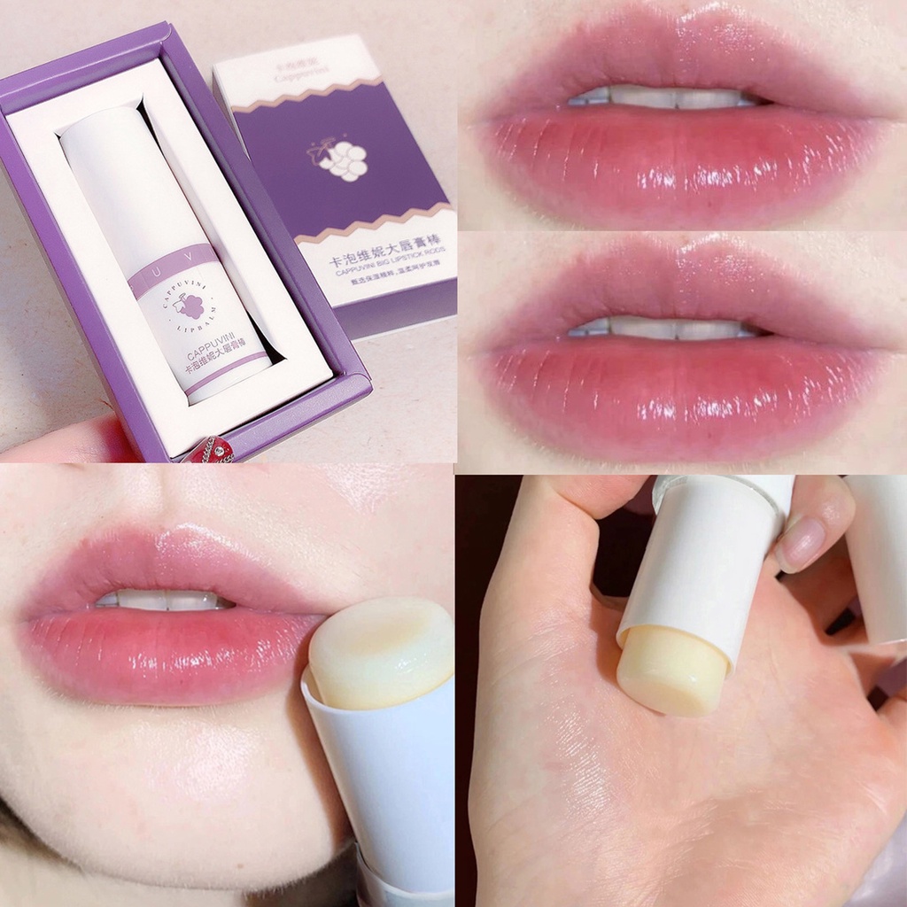 Thỏi son dưỡng CAPPUVINI mùi hương nho 8g