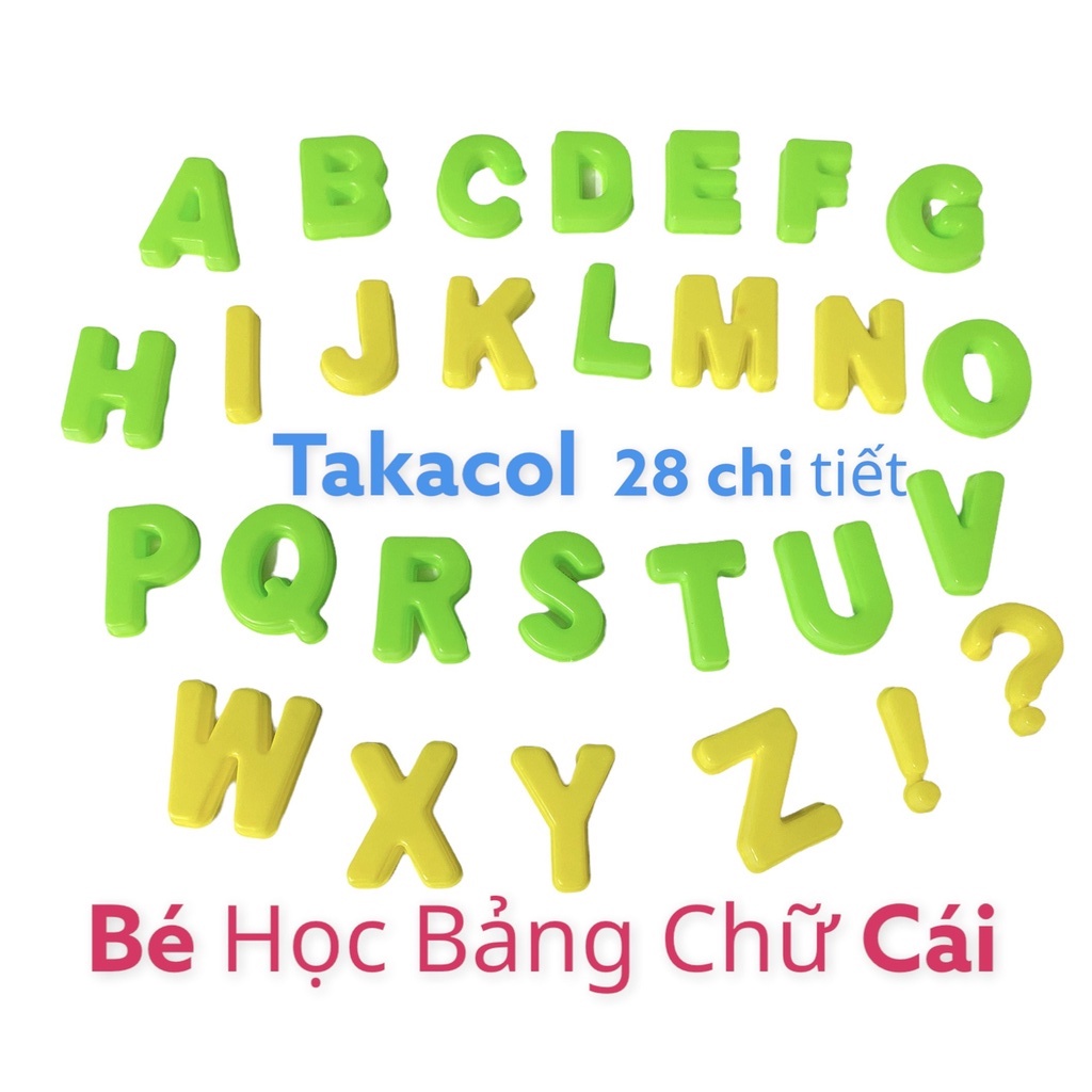 Khuôn chơi đất nặn bảng chữ cái TAKACOL cho bé vừa học vừa chơi rất bổ ích cho bé đang tập học chữ cái