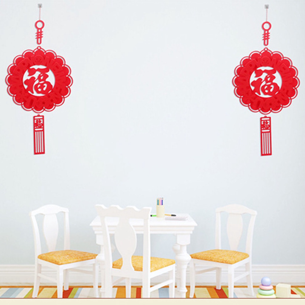 Phụ Kiện Treo Trang Trí Nhà Cửa Hình Nhân Vật Fu 3D Mừng Năm Mới