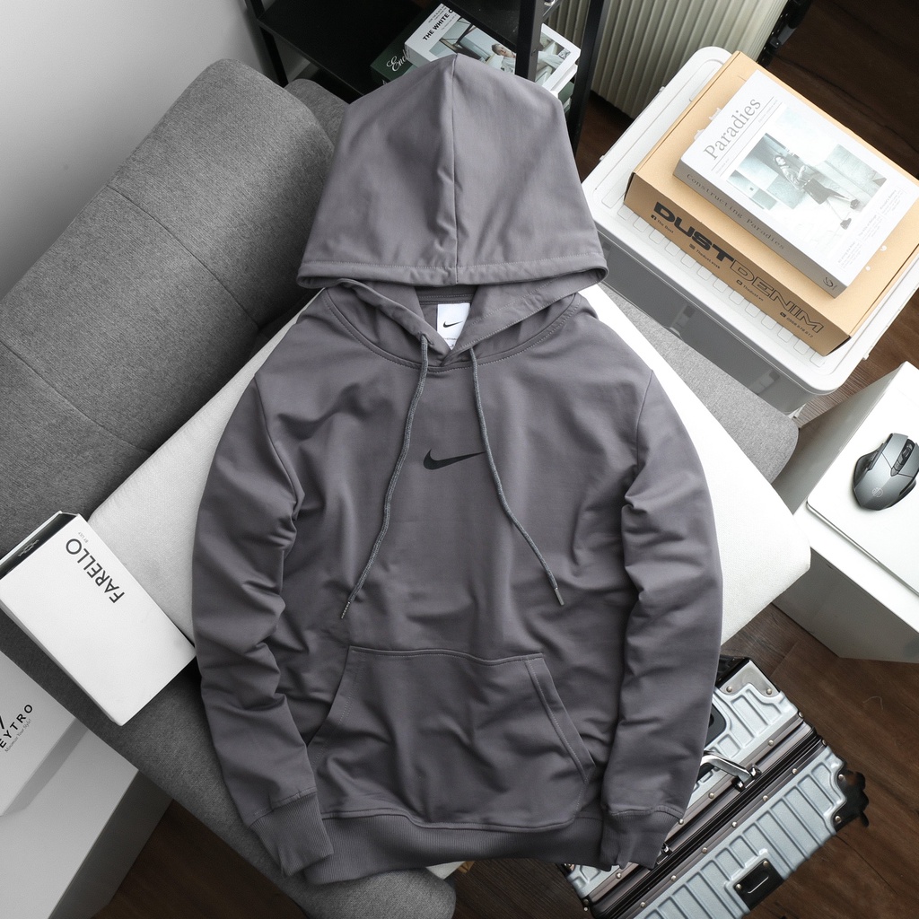 Áo Hoodie unisex vải Nỉ da cá cotton xuất dư màu trending , Áo khoác chui thu đông bigsize - 3bros