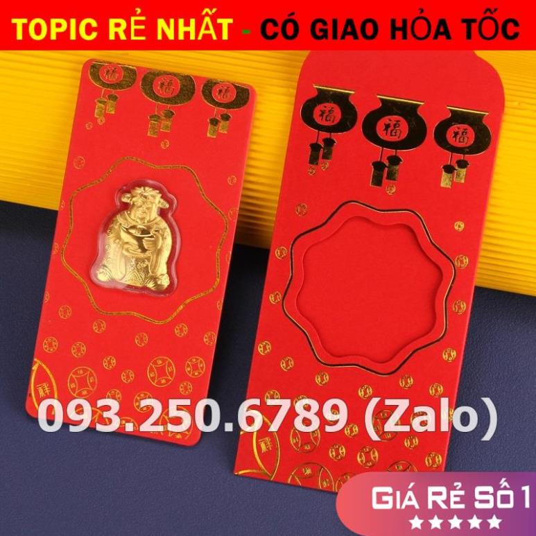[HÓT 2023] Bao Lì Xì Thần Tài May Mắn Cát Tường – Quà Tết Ý Nghĩa 2021 - Lì Xì Tài Lộc