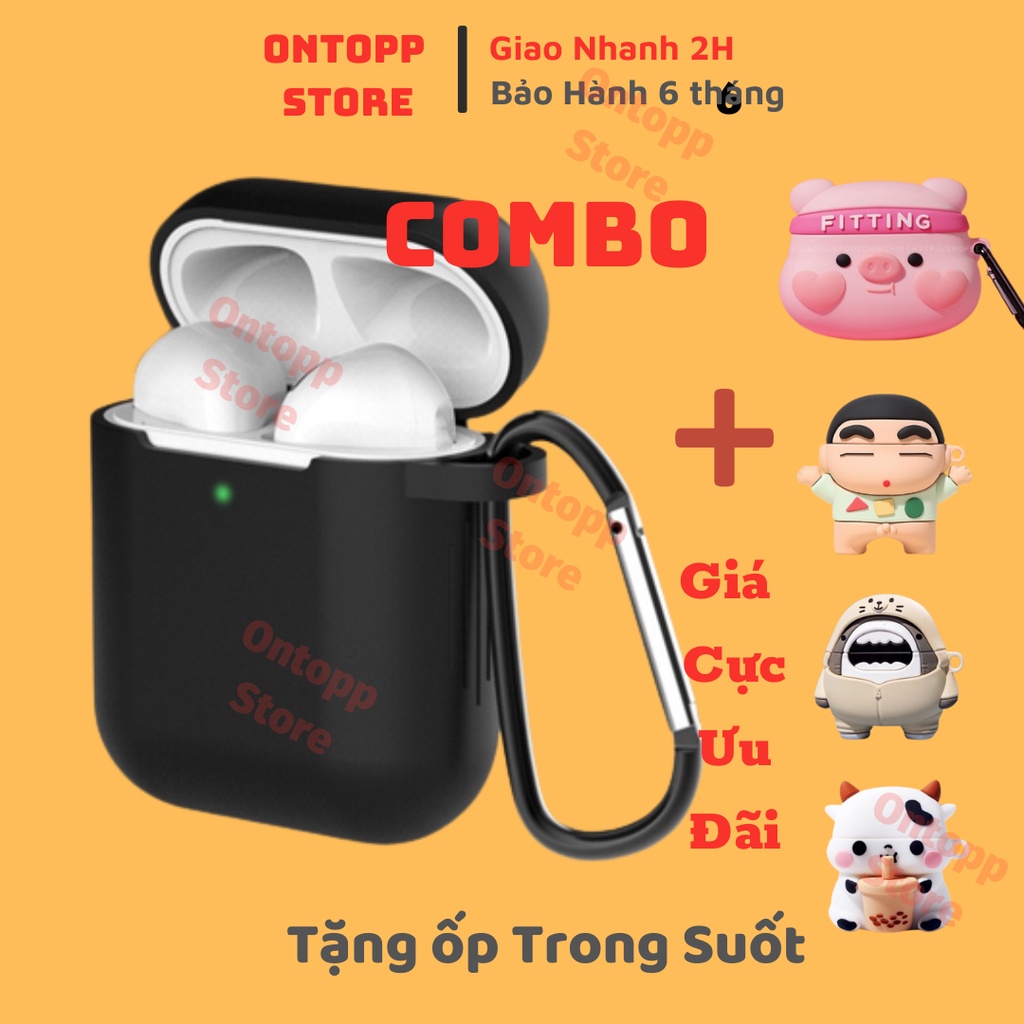Tai Nghe Bluetooth OnTopp P2 Cao Cấp Định Vị Đổi Tên Tai Nghe Không Dây Tự Động Kết Nối - Dùng Cho Tất Cả Dòng Máy