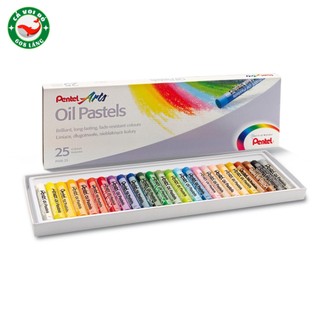 Sáp dầu Pentel 25 màu PHN25