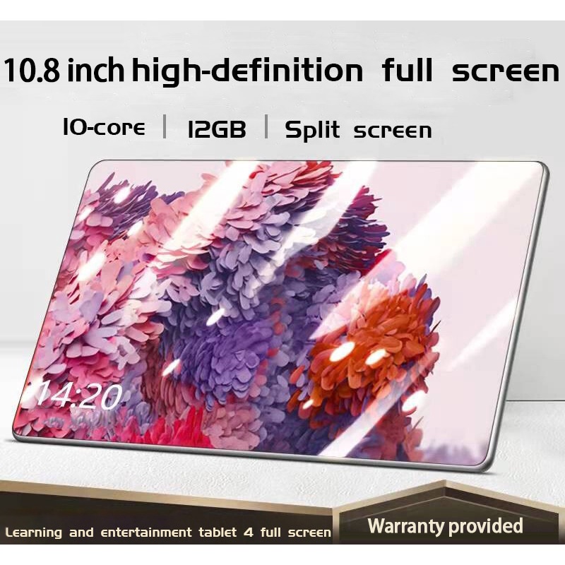 Máy tính bảng gốc 12GB + 512GB Wifi / 5G Android Tablet PC Hai SIM Sinh viên Học tập máy tính bảng mới