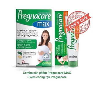 TPBVSK Pregnacare Max - Nhập khẩu công ty VE - vitamin bầu