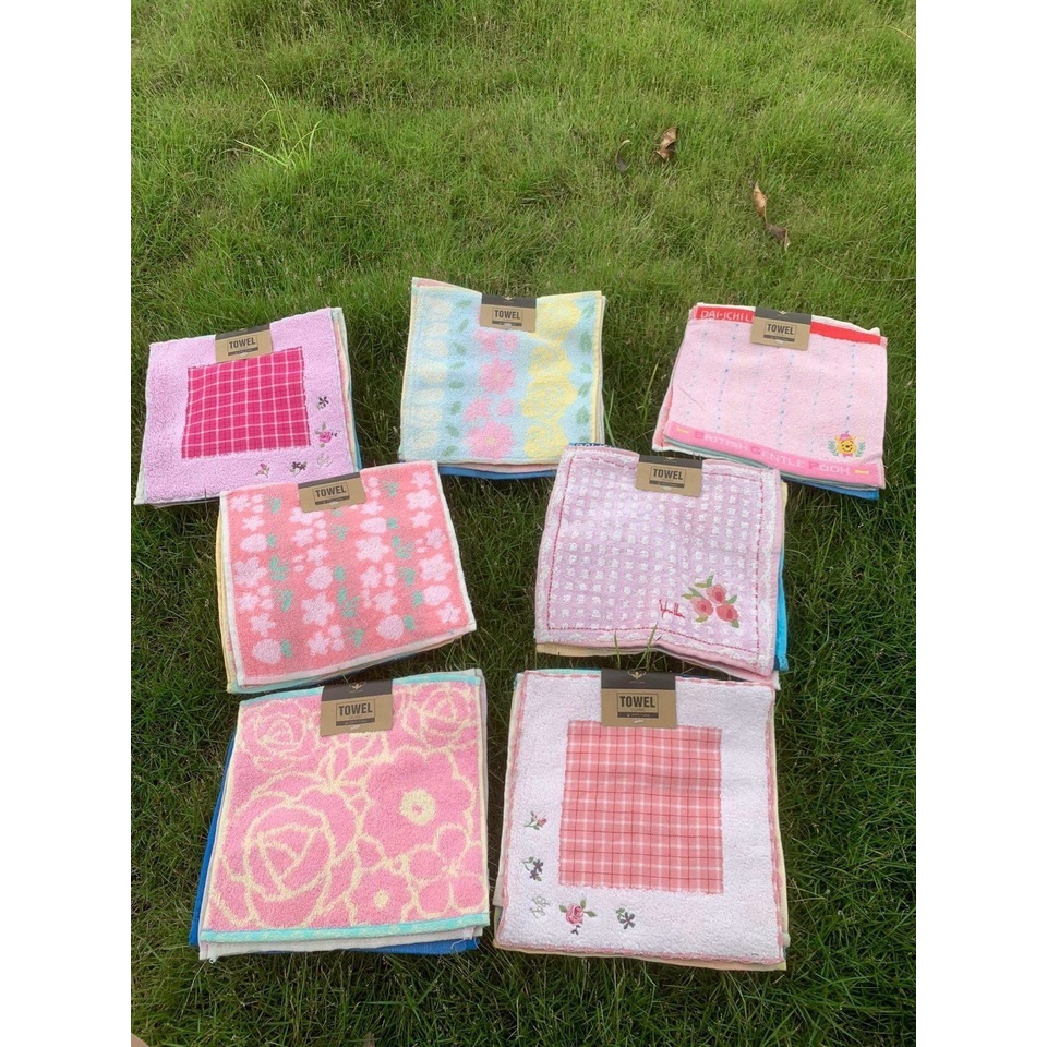 Khăn mặt xuất nhật Organic cho bé kích thước 25x25