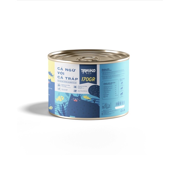 pate Tamiko 170gr dành cho mèo, cùng hãng Meowcat
