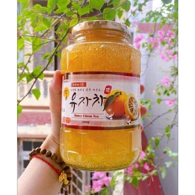 Mật ong chanh Hàn Quốc hũ 1kg _ Thơm ngon chất lượng