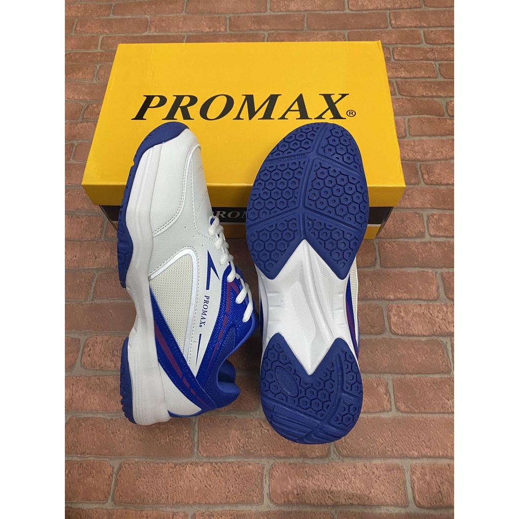 Giầy cầu lông Promax 22068 đế kếp thế hệ mới, chống thấm, nhẹ, bền - bongchinhhanggiare88