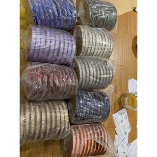 Cuộn ruy băng lụa satin in chữ 2,5cm (50yard~45m)