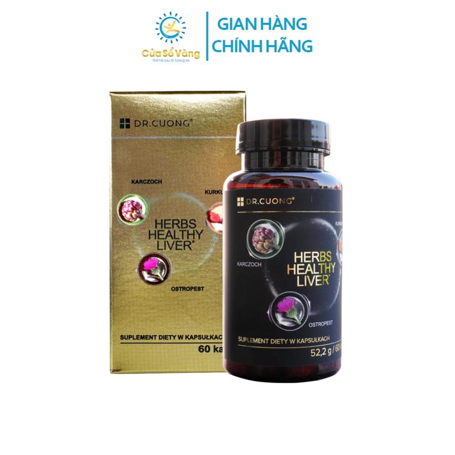 Herbs Healthy Liver – Hỗ Trợ Tăng Cường Chức Năng Gan (HSD: 06/2023) - TẶNG 1 Thanh Lương Thảo Siro