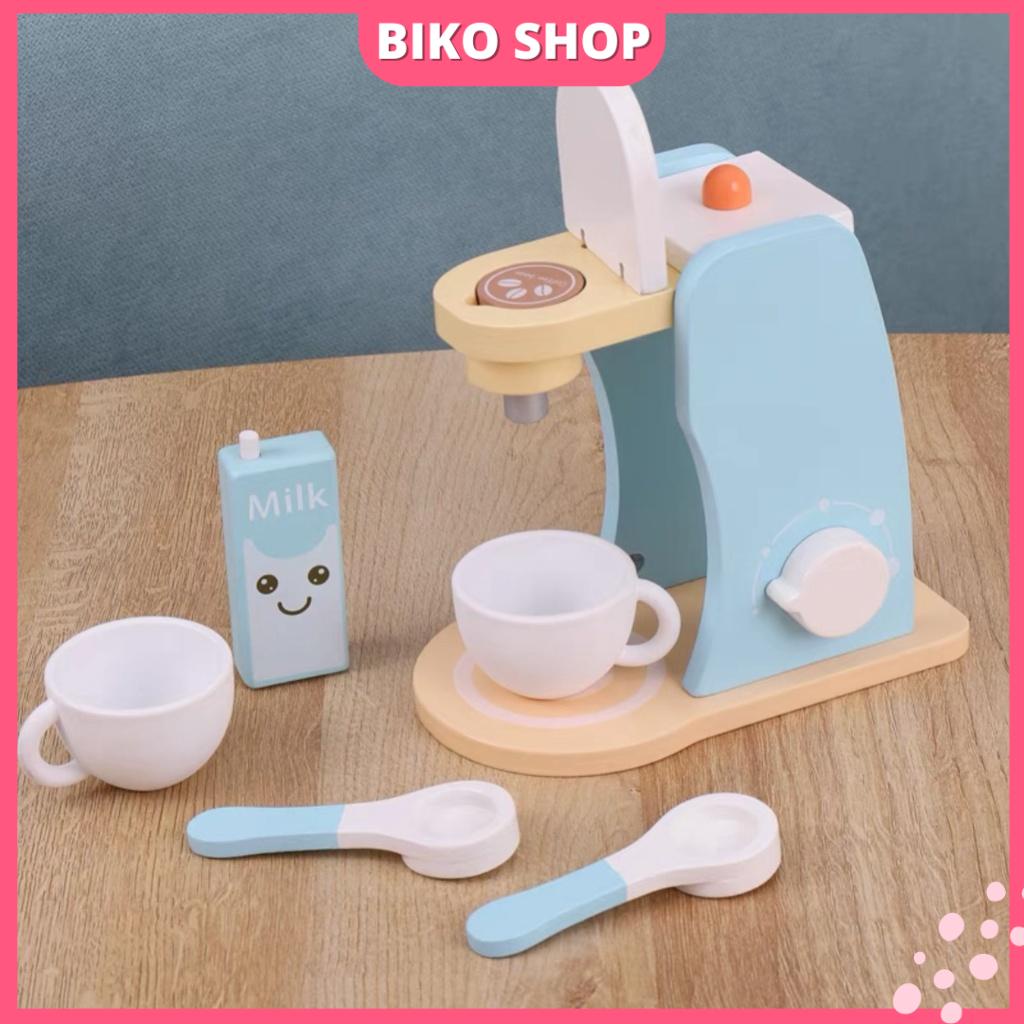 Bộ đồ chơi nấu ăn màu xanh cho bé