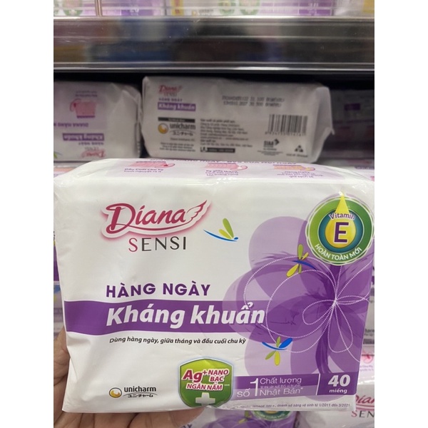 Băng vệ sinh hằng ngày diana cool fresh- mỏng nhẹ- kháng khuẩn - ảnh sản phẩm 4