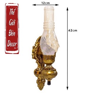 Đèn tường vintage đèn tường trang trí hình đèn dầu