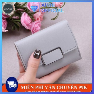 Bóp ví nữ đựng tiền mini gấp 3 bỏ túi giá rẻ, nhiều ngăn siêu tiện dụng