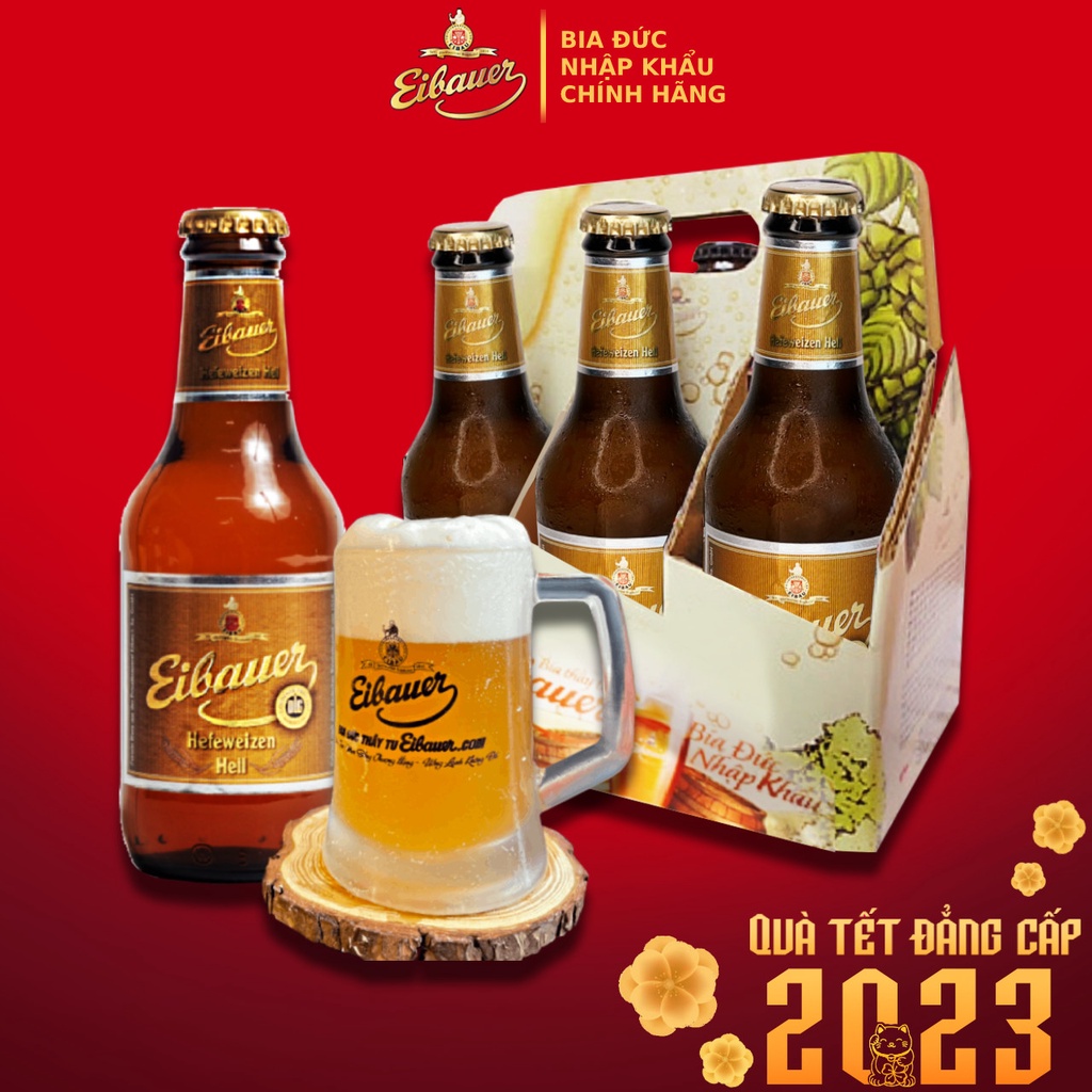 Lốc 6 Chai Bia Thầy Tu Eibauer Vàng 5.2% 250ml | Hương Vị Tuyệt Đỉnh | Bia Đức Nhập Khẩu Chính Hãng