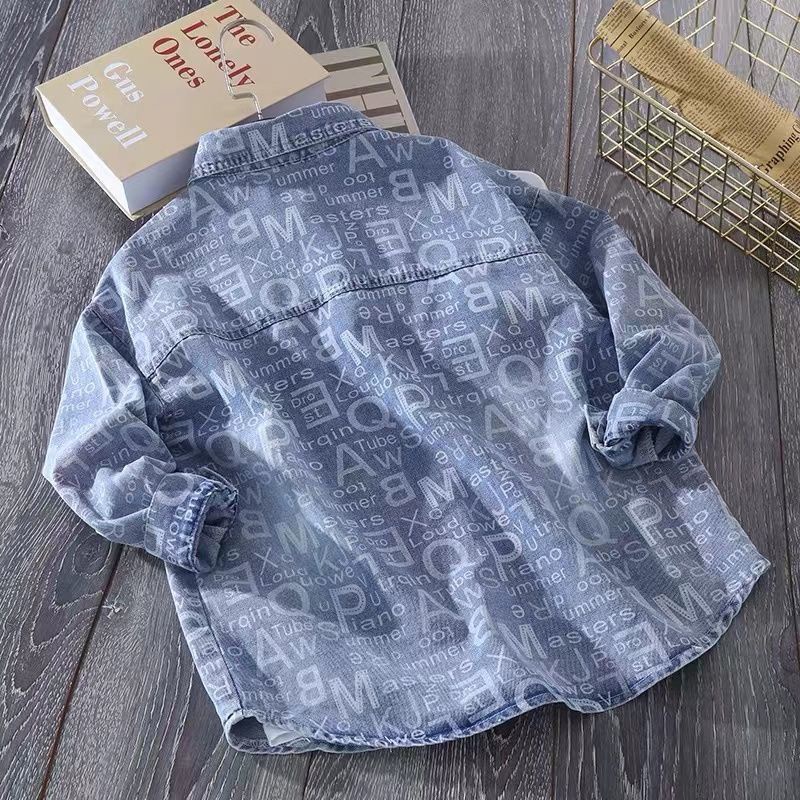 CATIMINI Áo Sơ Mi Nam Dài Tay Cổ Bẻ Thời Trang Hàn Mới