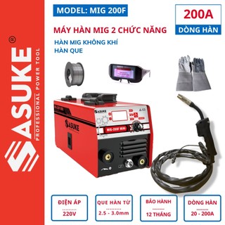 Máy hàn mig mini Sasuke 200F 2 chức năng hàn không cần khí và que
