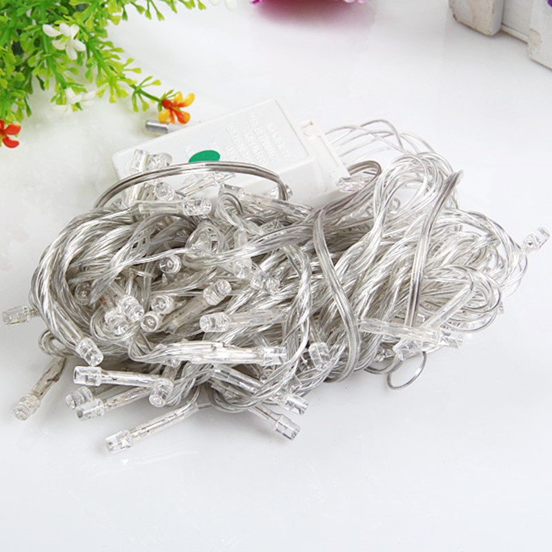 Đèn Nháy 5m Màu Trắng, Dây Đèn Trang Trí 5m Màu Trắng, Bóng Hình Trụ Tròn Đủ Màu, Sử Dụng An Toàn Ngoài Trời Tết 2023