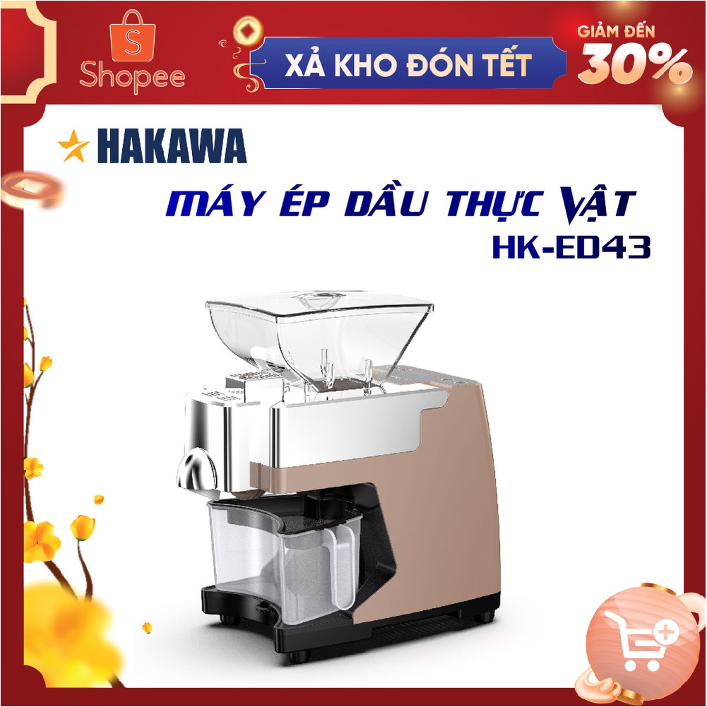 Máy Ép Dầu Thực Vật HAKAWA - HK-ED43 - Bảo hành chính hãng 12 tháng