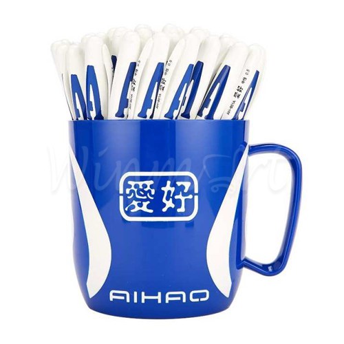 Cốc 48 chiếc bút chữ A Aihao hàng chuẩn không tắc nhiều màu mực