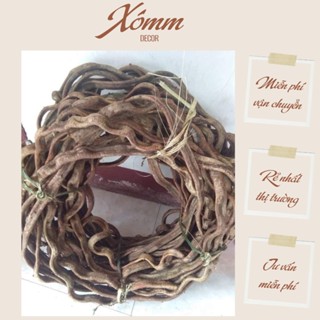 Cuộn dây xoắn rừng tự nhiên  trang trí decor, làm cây leo giả, tạo hình chậu hoa, chậu lan