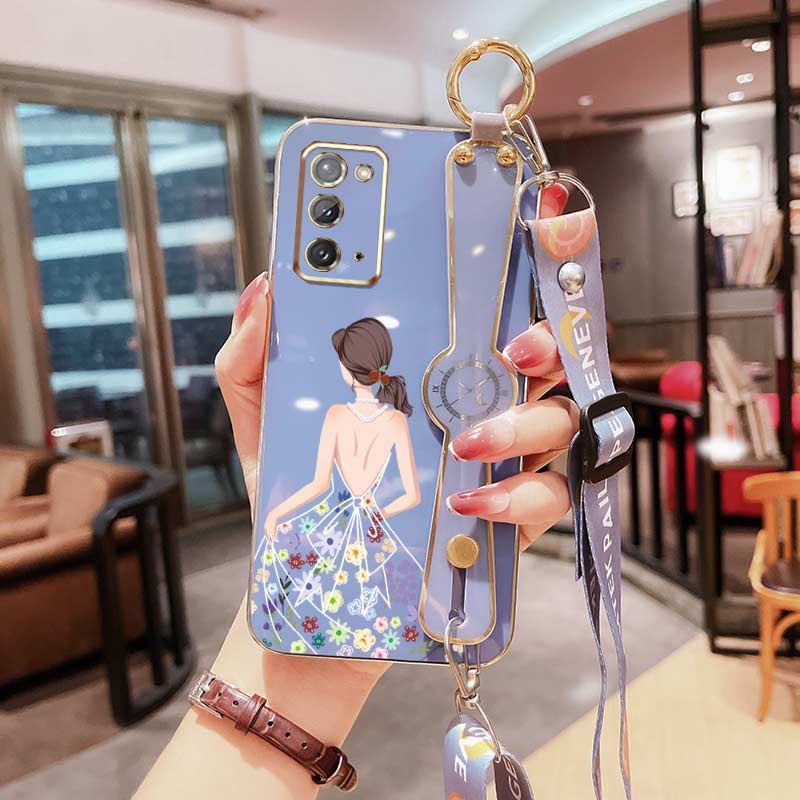 Ốp Điện Thoại Sang Trọng Có Dây Đeo Cho Samsung Galaxy Note 10 Plus Note 10 + Note 10 Pro Note 20 Ultra