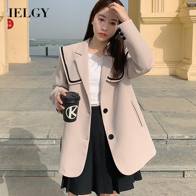 IELGY  IELGY Áo Khoác Dáng Rộng Thời Trang Hàn Quốc Dành Cho Nữ