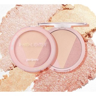 Phấn Bắt Sáng Peripera Ink V-Highlighter Tone Màu 1 2