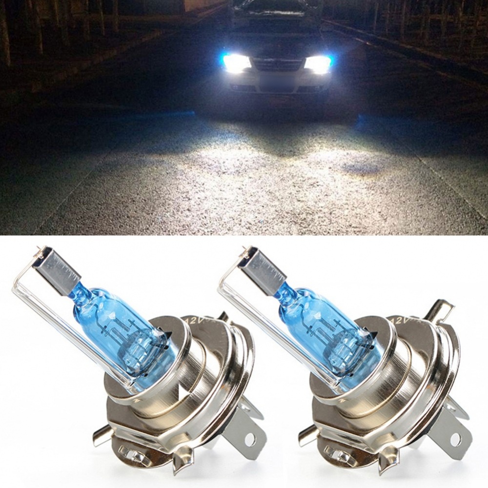 Bóng Đèn Pha Xenon H4 55W 12V Ánh Sáng Trắng Siêu Sáng
