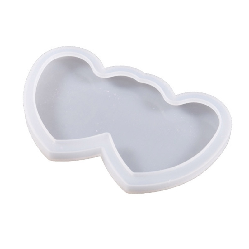 Khuôn Silicone Làm Hộp Trang Sức Hình Trái Tim DIY