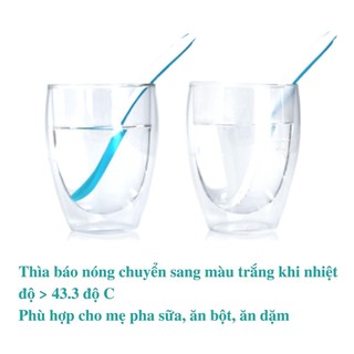 Thìa mềm báo nóng ăn dặm Munchkin