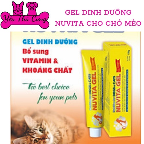 Gel Dinh Dưỡng NUVITA GEL - Thức ăn bỏ sung vitamin, khoáng cho Chó, Mèo - yeuthucung - 3136