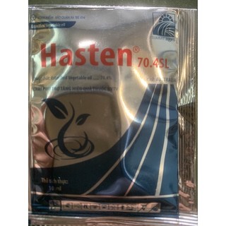 Bám dính hasten 70.4sl gói 10ml - chất phụ gia hỗ trợ tăng hiệu quả cho thuốc bvtv cây trồng
