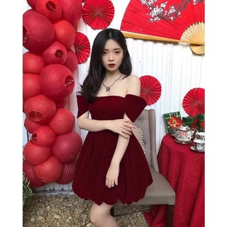 Merry Dress ( Đầm nhung babydoll xinh xắn)