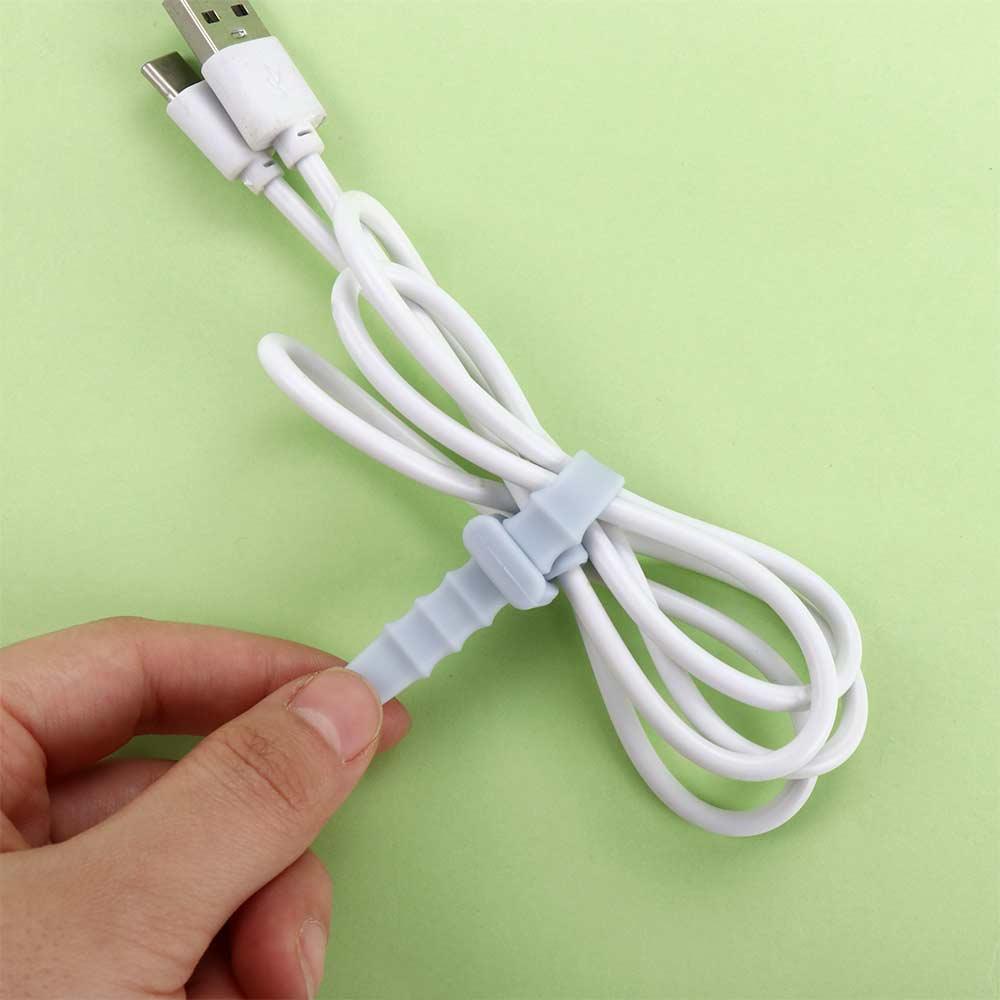 Set 20 Dây Silicone Co Giãn Buộc Cà Vạt