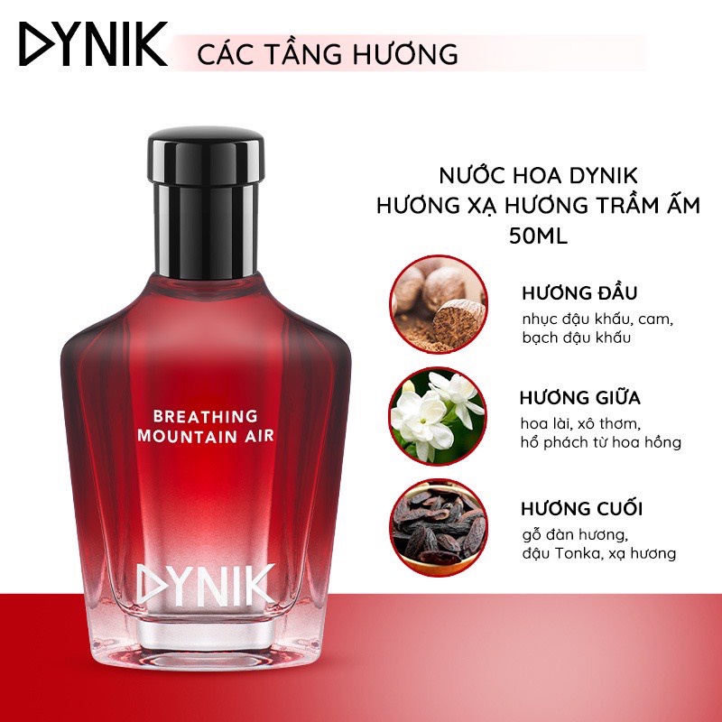 (5 MÙI) Nước hoa nam cao cấp Dynik 50ml